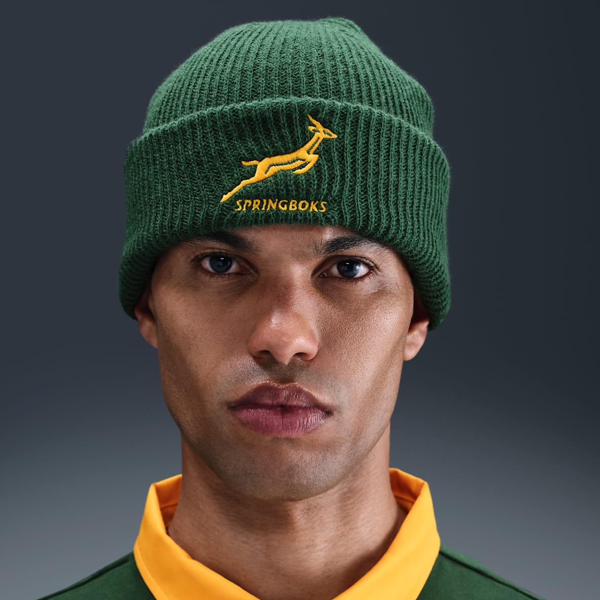 Springboks Gorro de râguebi canelado Nike unissexo
