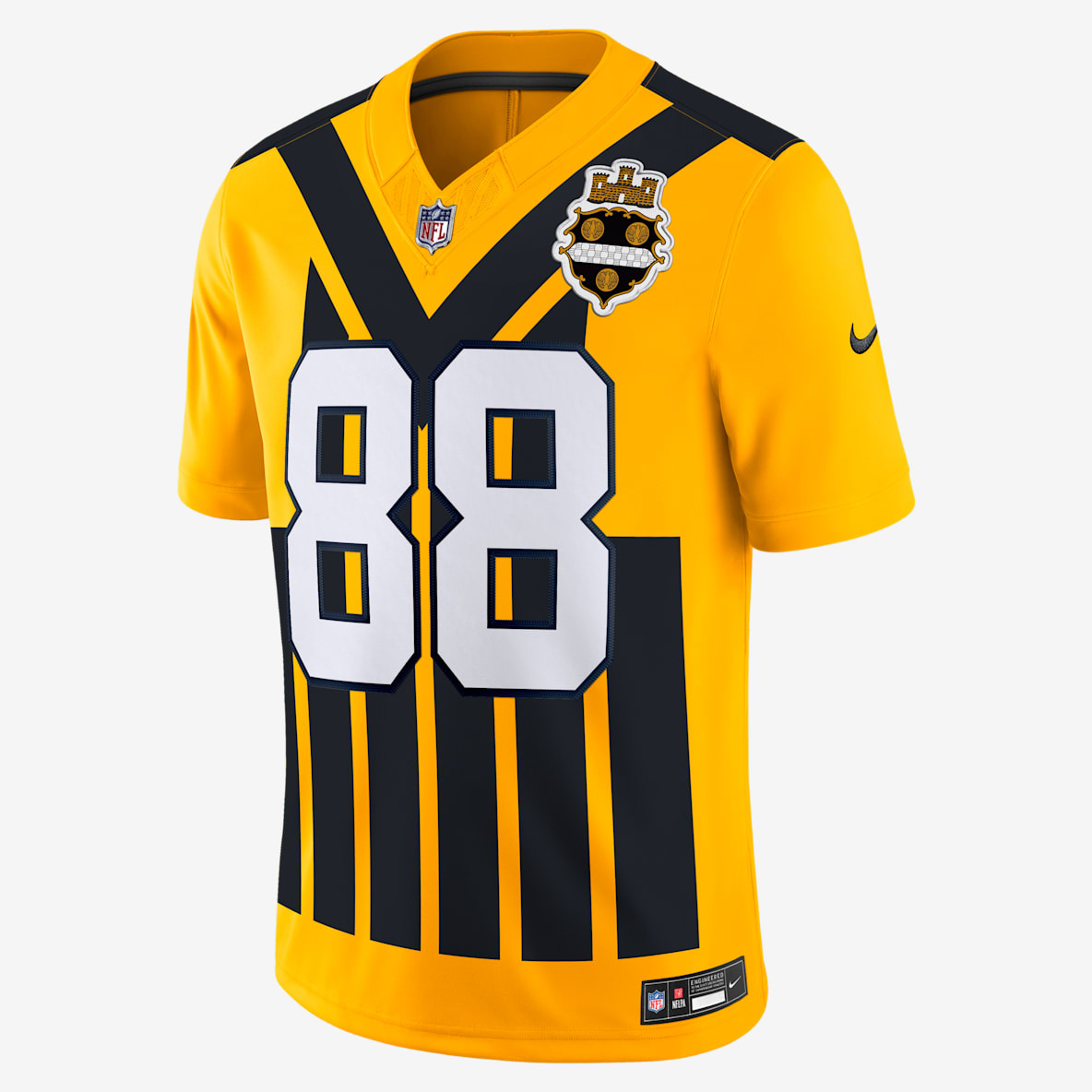 Pat Freiermuth Pittsburgh Steelers Pat Freiermuth Pittsburgh Steelers Men's Nike Dri-FIT NFL Limited Jersey