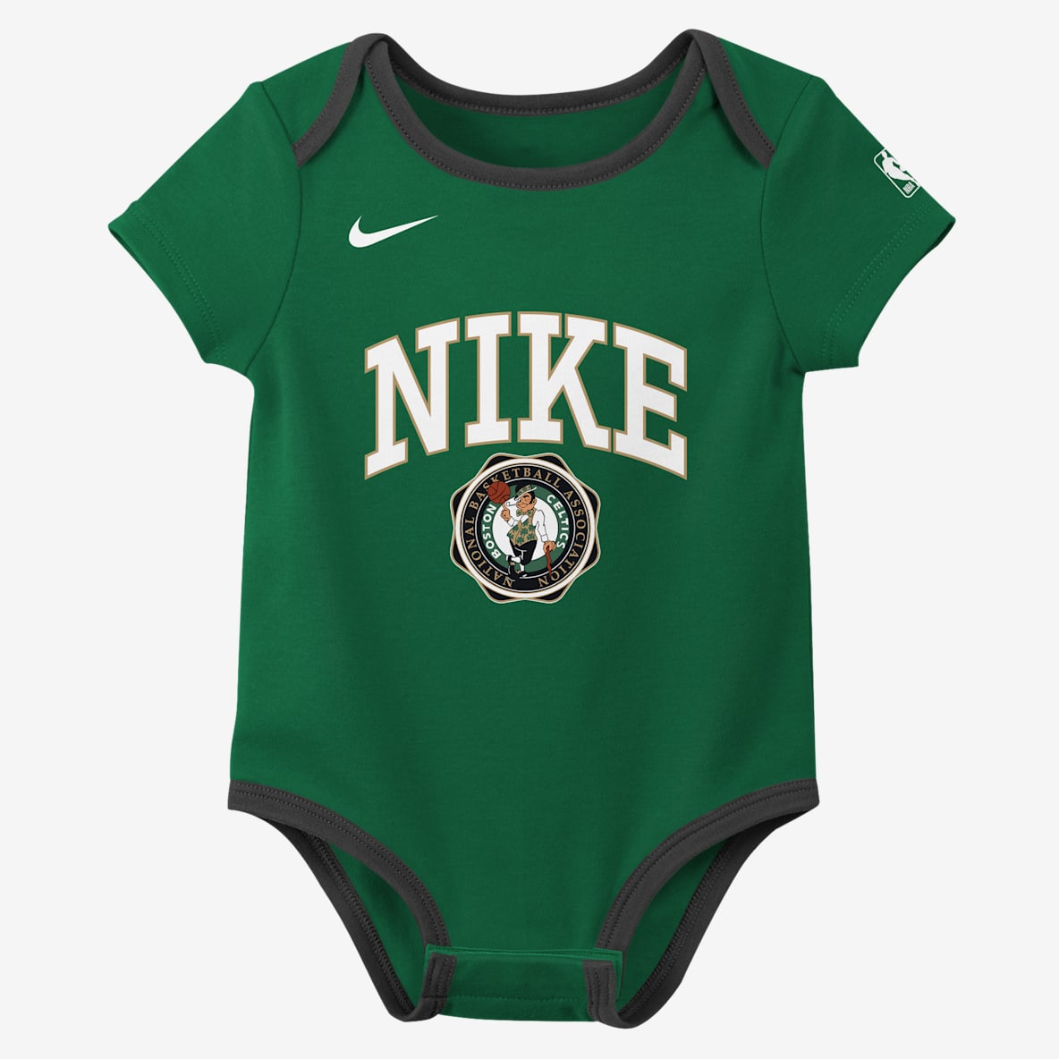 Boston Celtics Just Do It Boston Celtics Just Do It Baby (0-3M) Nike Basketball Bodysuit Set (2-Pack)