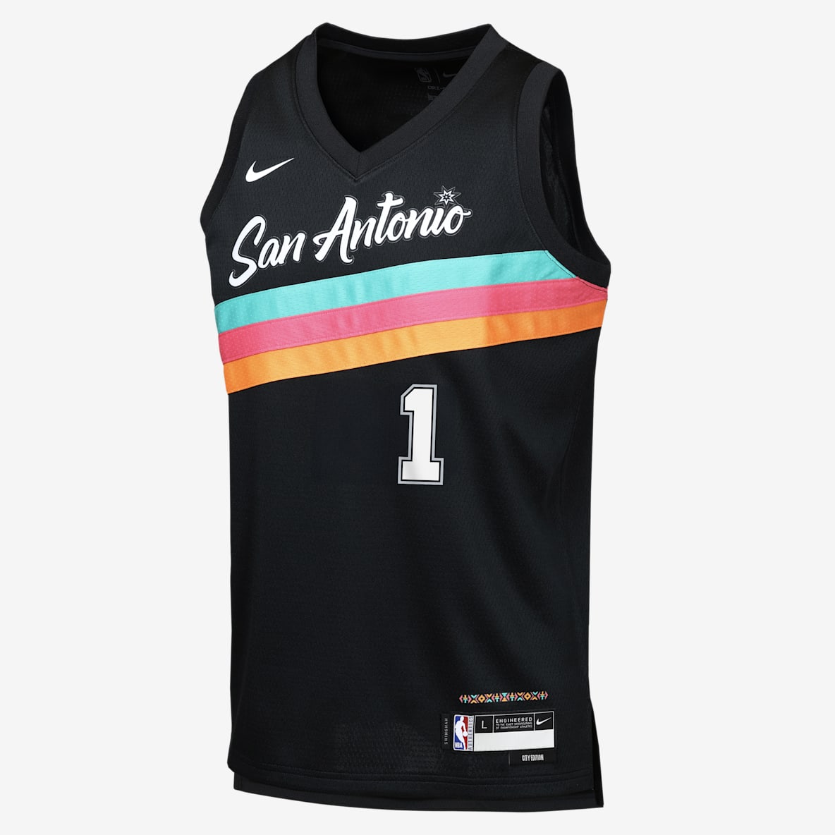 Victor Wembanyama San Antonio Spurs City Edition Jersey Nike de la NBA Swingman para niños talla grande