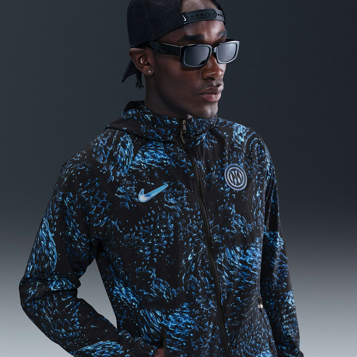Inter Milan AWF Inter Milan AWF Men's Nike Football Woven Jacket