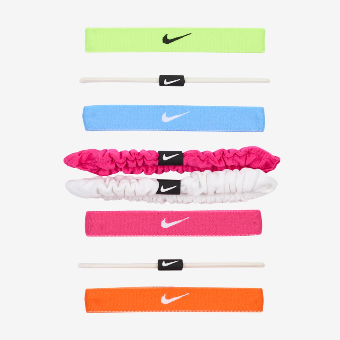 나이키 플렉스 클래식 믹스 헤어 타이(8팩)