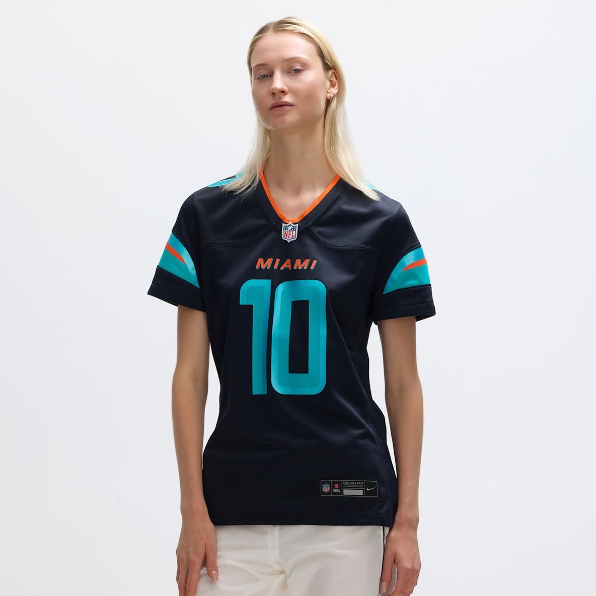 Tyreek Hill Miami Dolphins Rivalries Collection Tyreek Hill Miami Dolphins Rivalries Collection Jersey Nike de la NFL Game para mujer