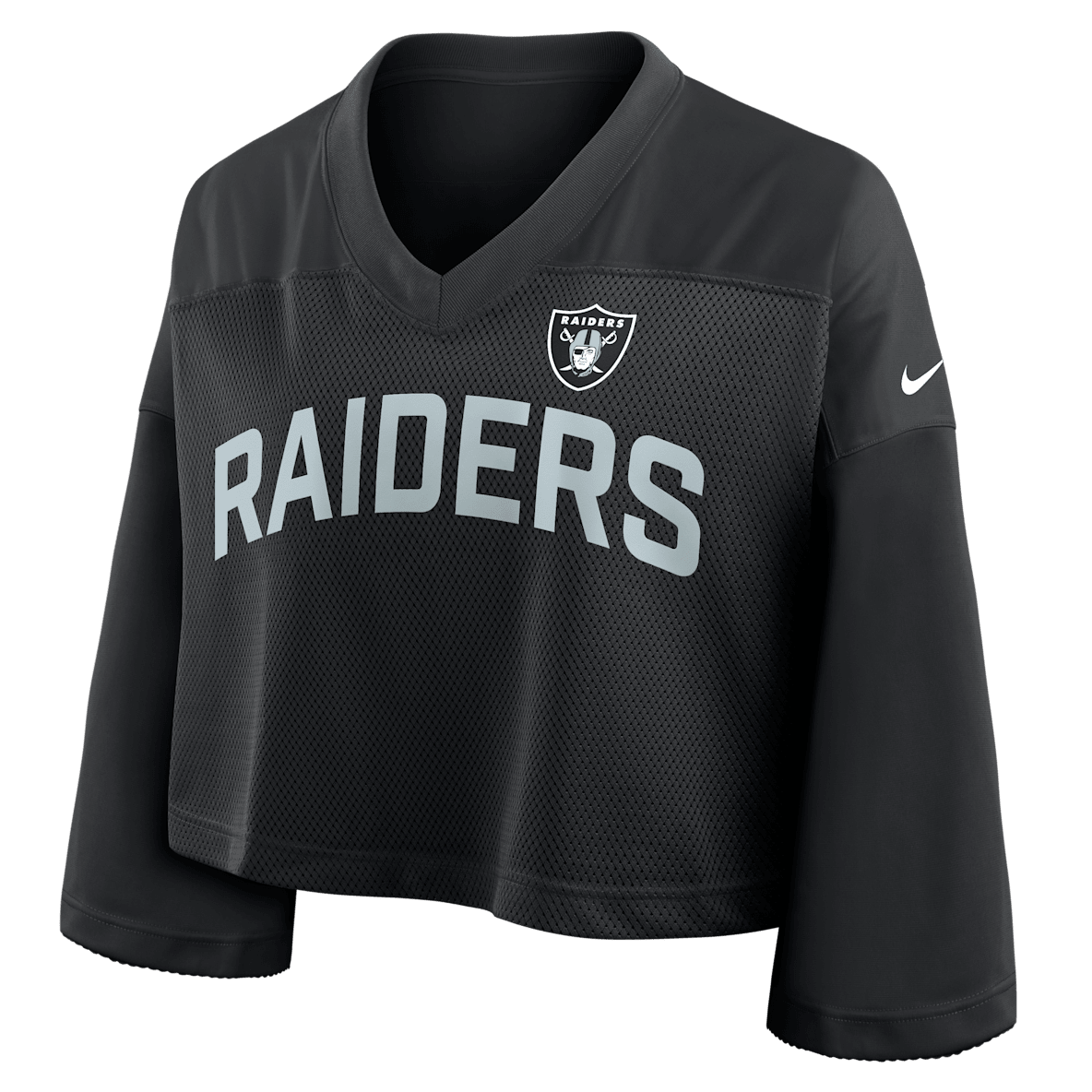 Las Vegas Raiders Wide Receiver Jersey Fashion Women's Nike Dri-FIT NFL Cropped Top
