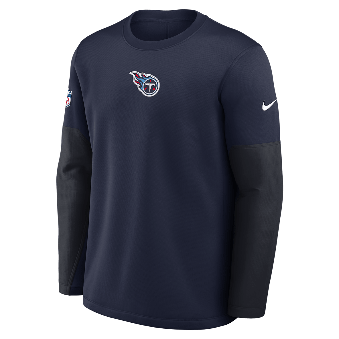 Tennessee Titans Scripted To Win Sideline Coach Men's Nike Therma-FIT NFL Long-Sleeve T-Shirt