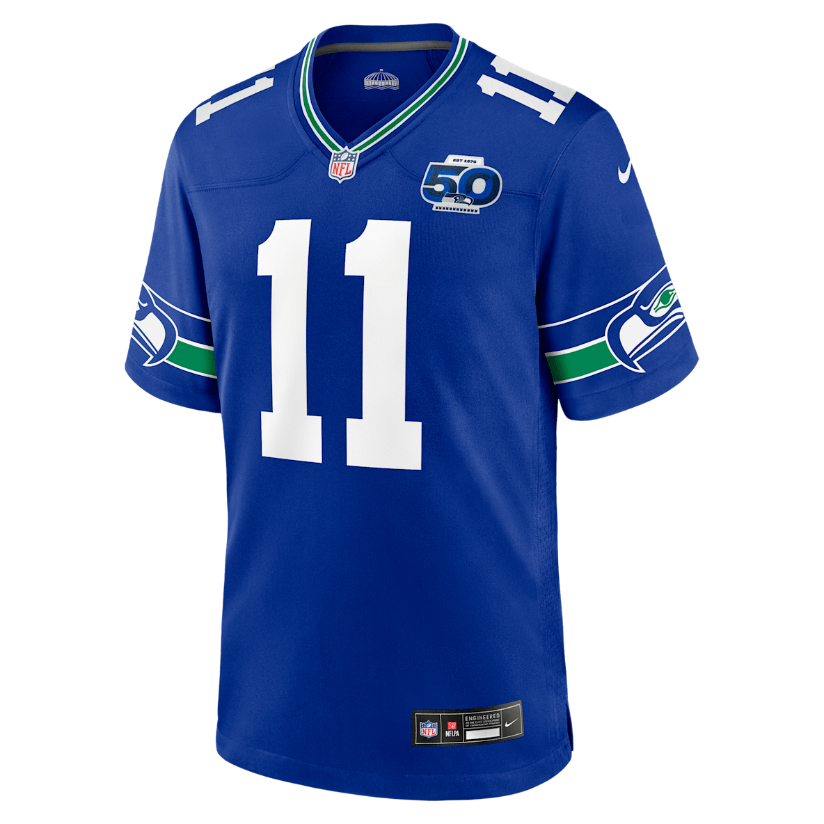 Jaxon Smith-Njigba Seattle Seahawks 50th Anniversary Jersey Nike de la NFL Game para hombre