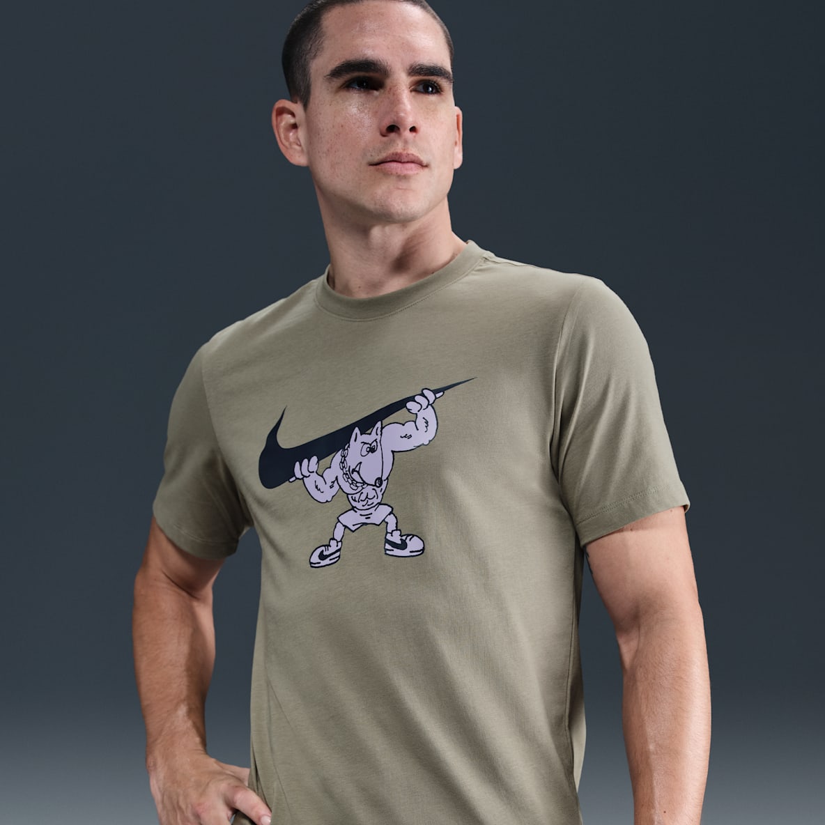 Nike Playera de fitness para hombre