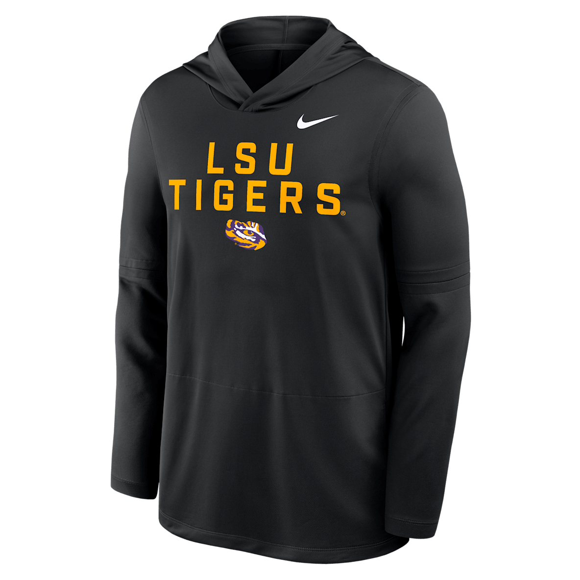 LSU Sideline LSU Sideline Men's Nike Dri-FIT College Long-Sleeve Hooded Top