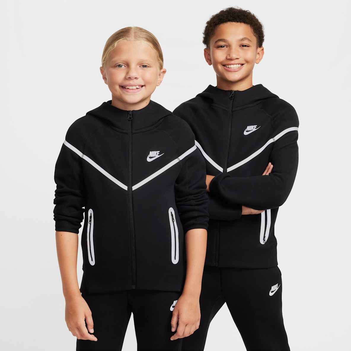 Nike Sportswear Tech Fleece Nike Sportswear Tech Fleece Big Kids' (Boys') Reflective Full-Zip Hoodie