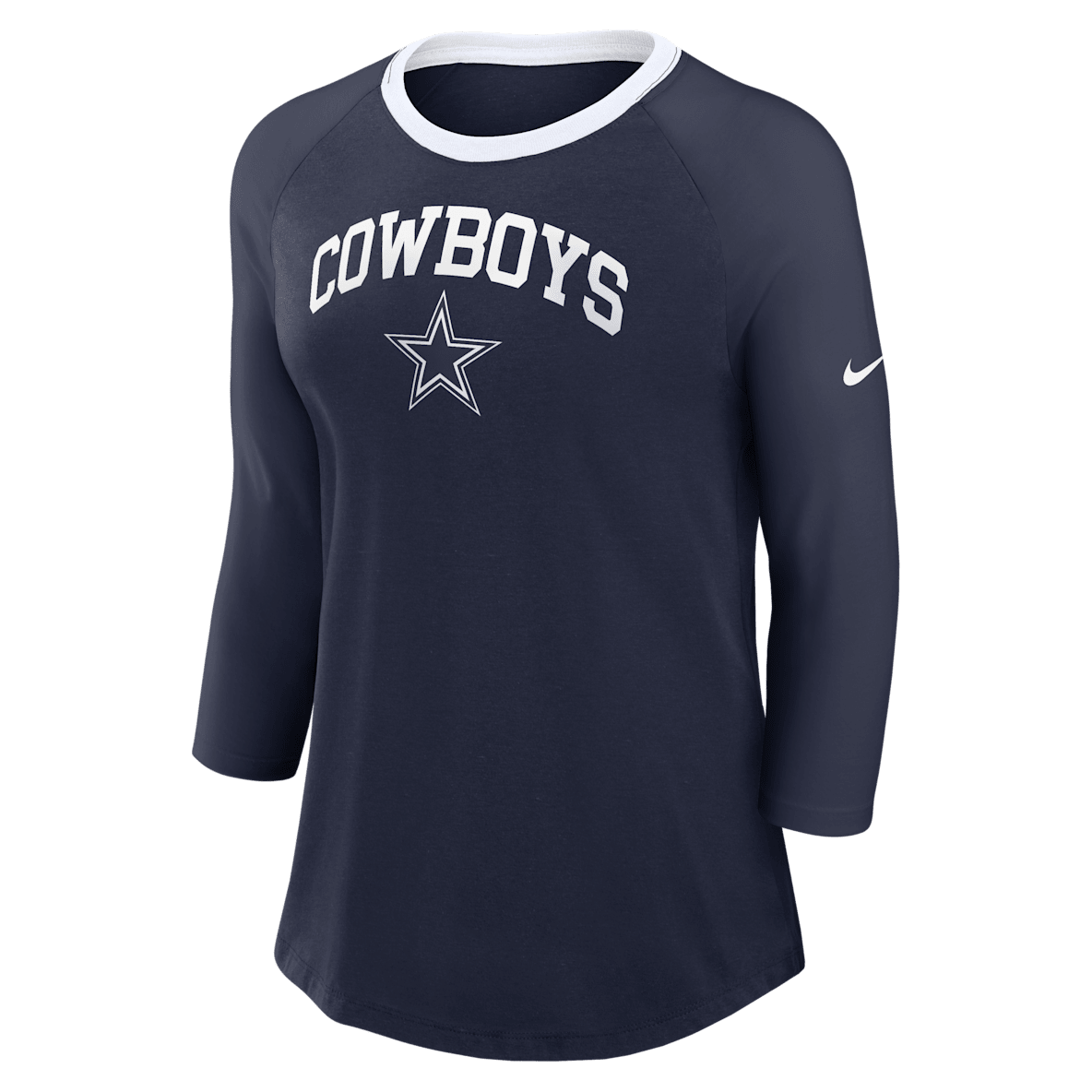 Dallas Cowboys Dallas Cowboys Women's Nike NFL 3/4-Sleeve T-Shirt