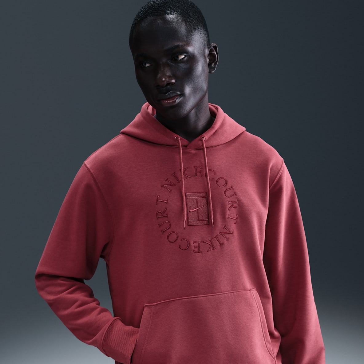 NikeCourt Heritage NikeCourt Heritage Dri-FIT Tennis-Hoodie aus French Terry (Herren)