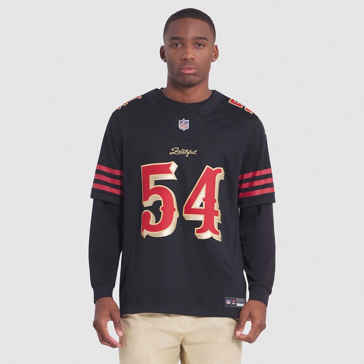 Fred Warner San Francisco 49ers Rivalries Collection Jersey Nike Dri-FIT de la NFL Limited para hombre