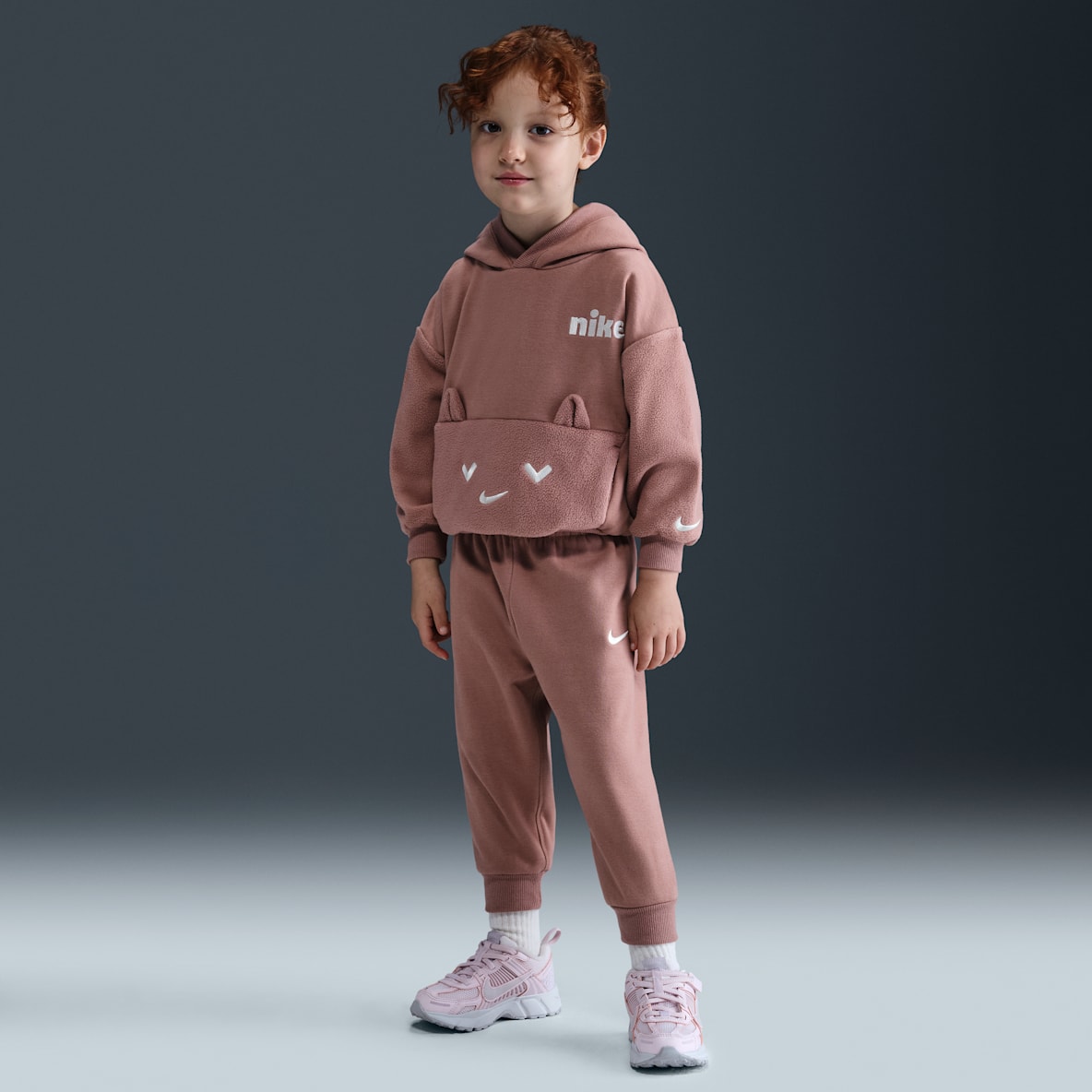 ナイキ コージー コンフォート ナイキ コージー コンフォート キッズ パーカー アンド ジョガーパンツ セット