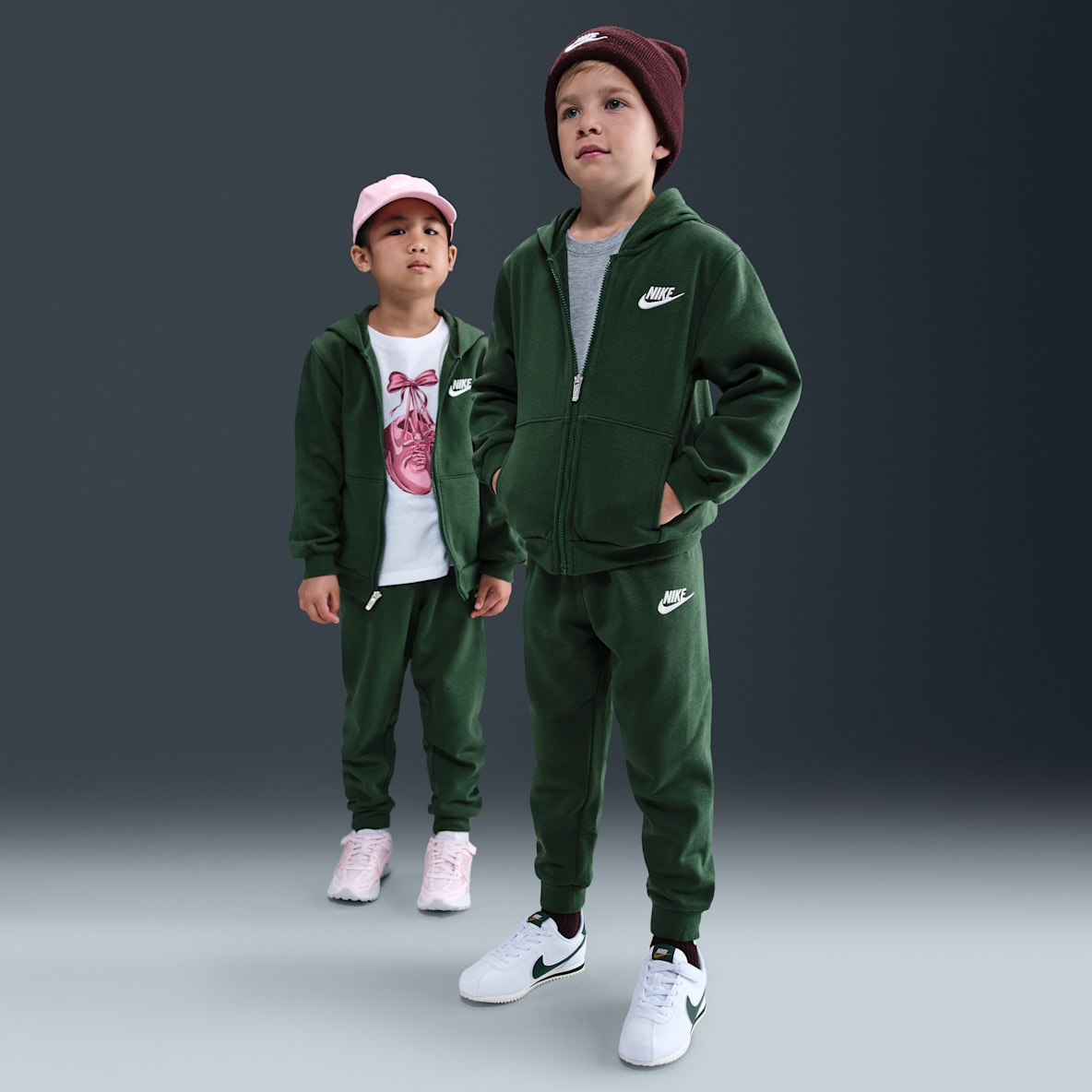 Nike Full-Zip Club Set Nike Full-Zip Club Set Little Kids 2-Piece Hoodie Set