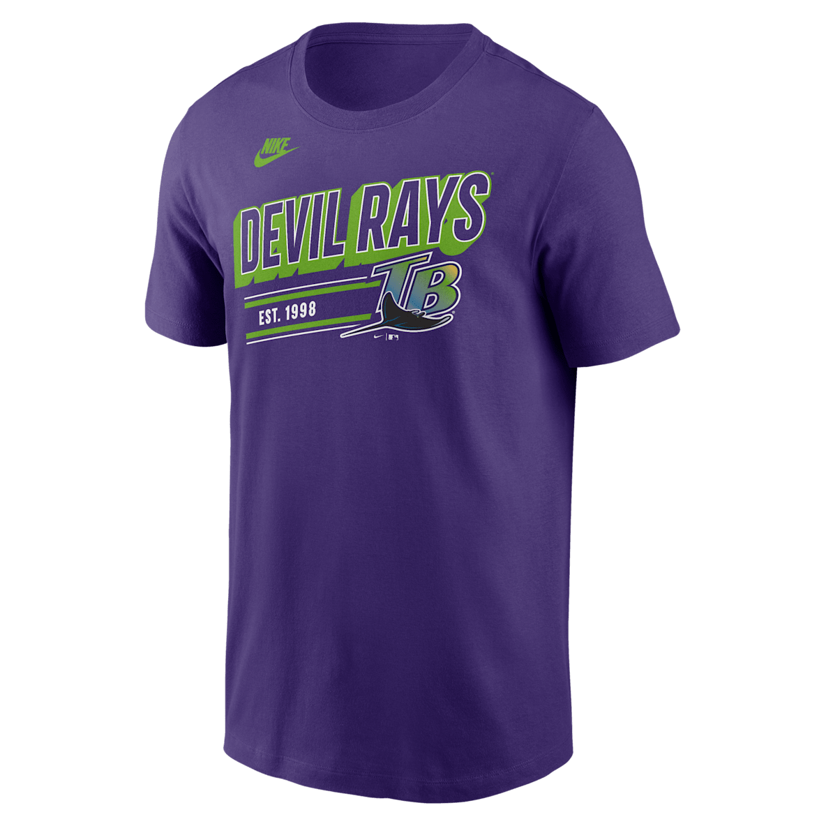 Tampa Bay Rays Cooperstown Retro Tampa Bay Rays Cooperstown Retro Playera Nike de la MLB para hombre