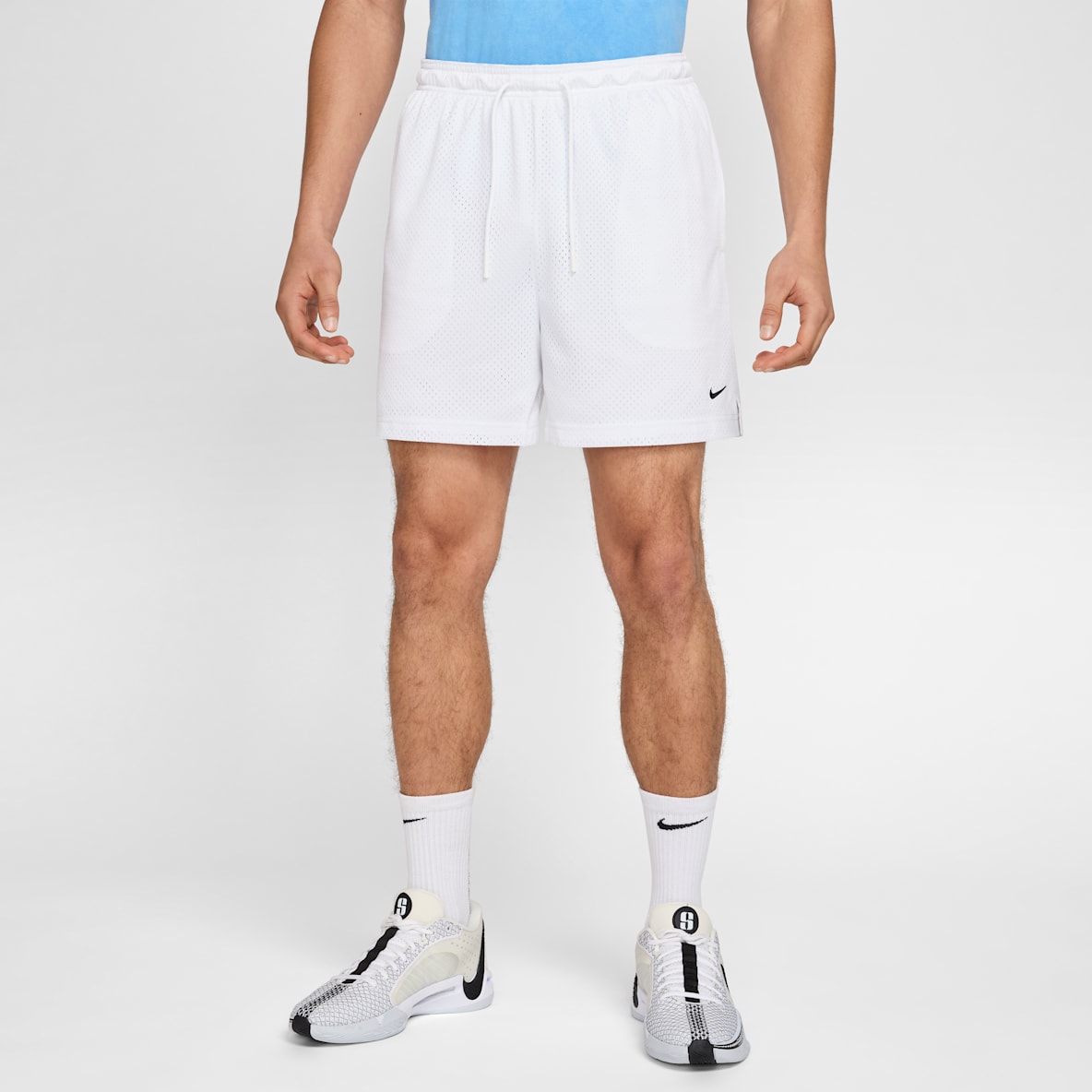Nike Nike Shorts de básquetbol de malla Dri-FIT de 13 cm para hombre