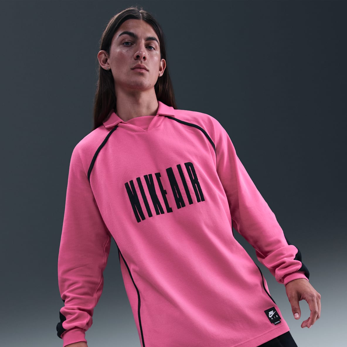 Nike Air Camiseta de fútbol de manga larga para hombres