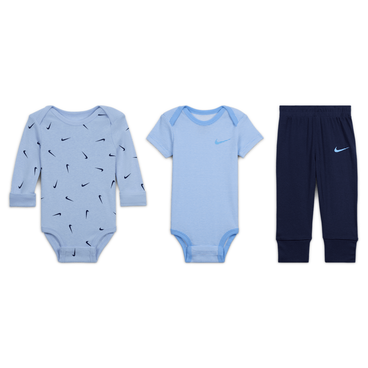 Nike Baby Essentials Nike Baby Essentials Baby (0-9M) 3-Piece Bodysuits and Pants Set