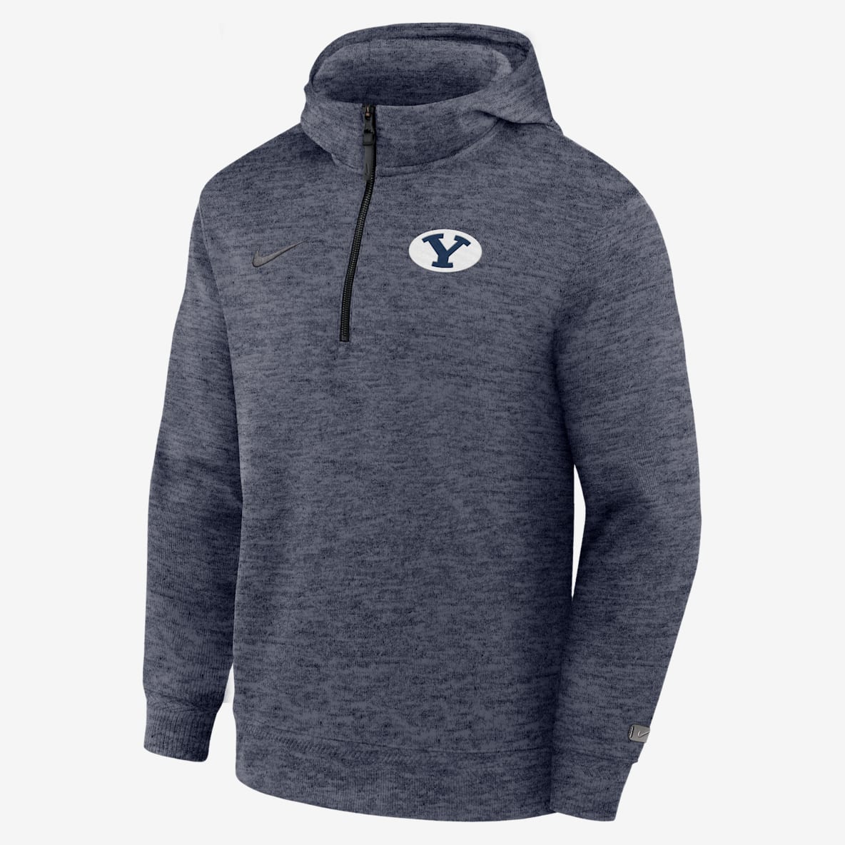 BYU Cougars Nike NCAA BYU Cougars Nike NCAA Sudadera con gorro de entrenador de básquetbol para hombre