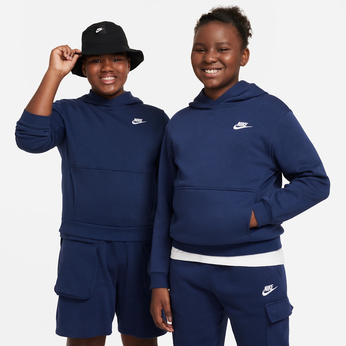 Nike Sportswear Club Fleece Nike Sportswear Club Fleece Genç Çocuk Kapüşonlu Sweatshirt'ü (Geniş Beden Aralığı)