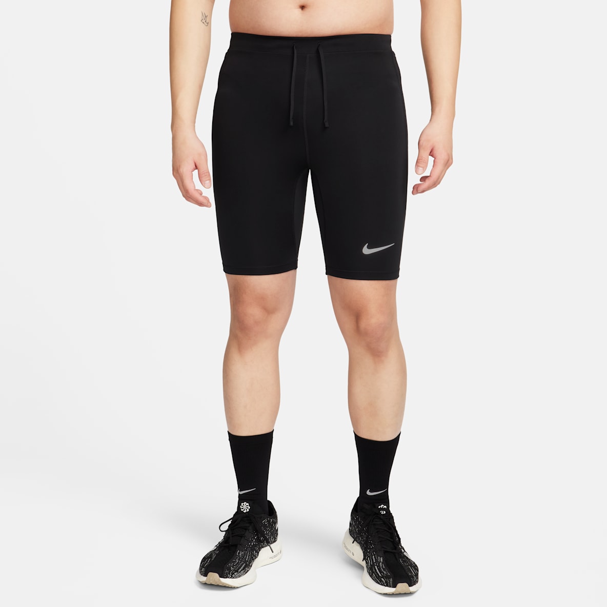 Nike Fast Nike Fast Men's Dri-FIT Brief-Lined Running 1/2-Length Tights