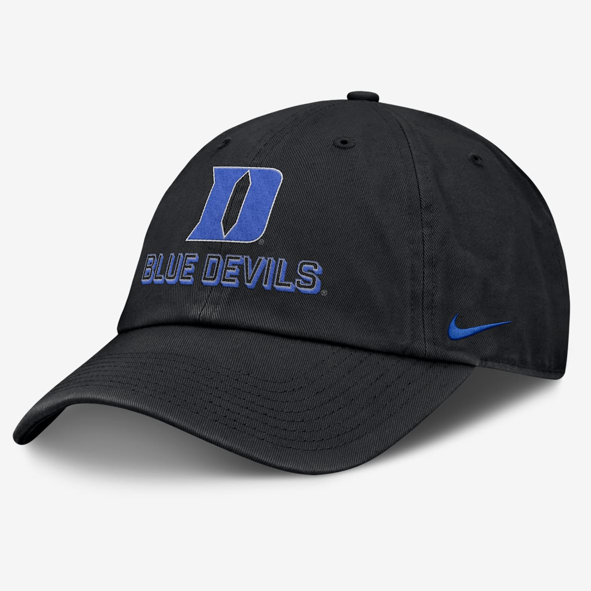 Duke On-Field Club Gameday Gorra universitaria Nike ajustable para hombre