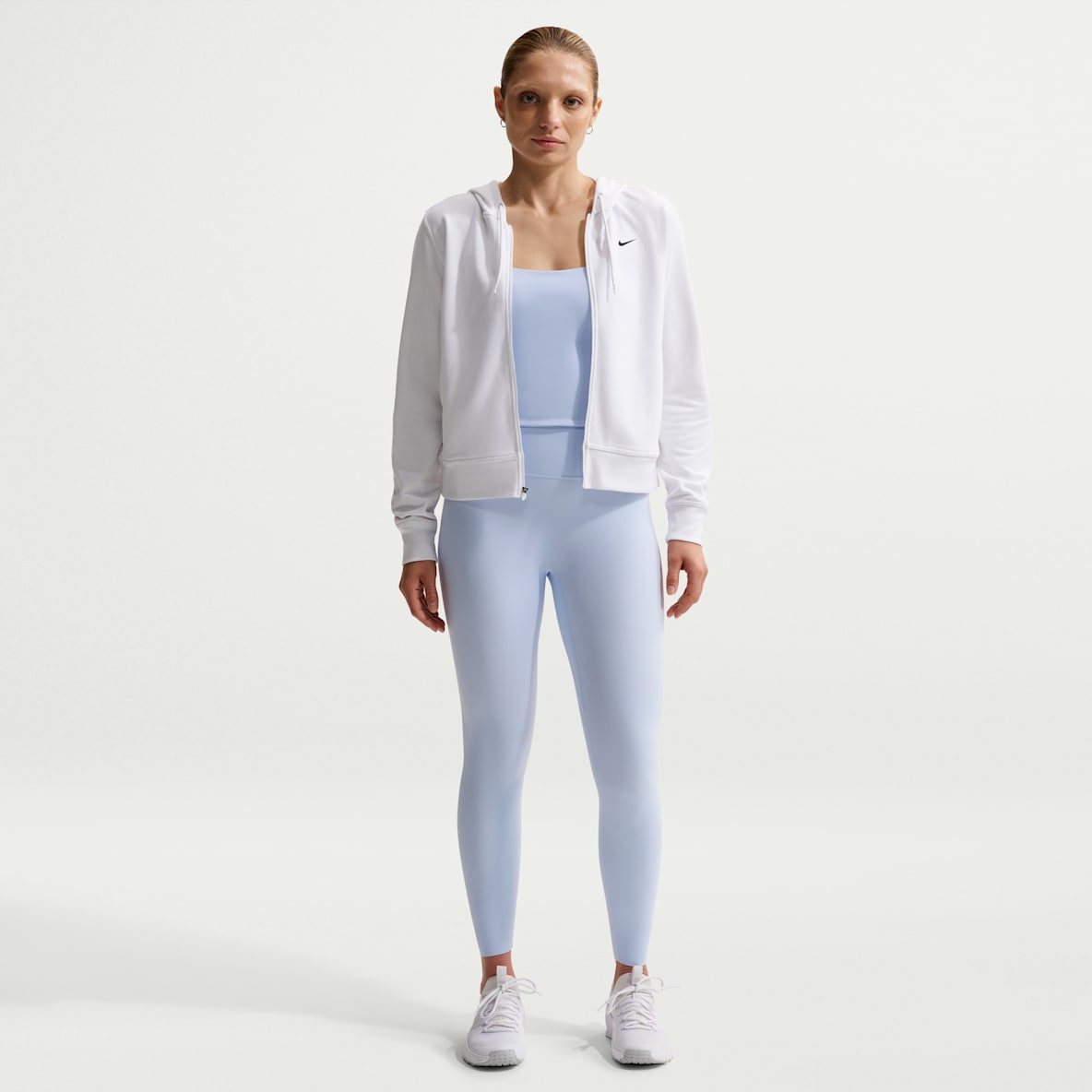 Nike Zenvy Leggings de cintura alta sin costura delantera de 7/8 para mujer