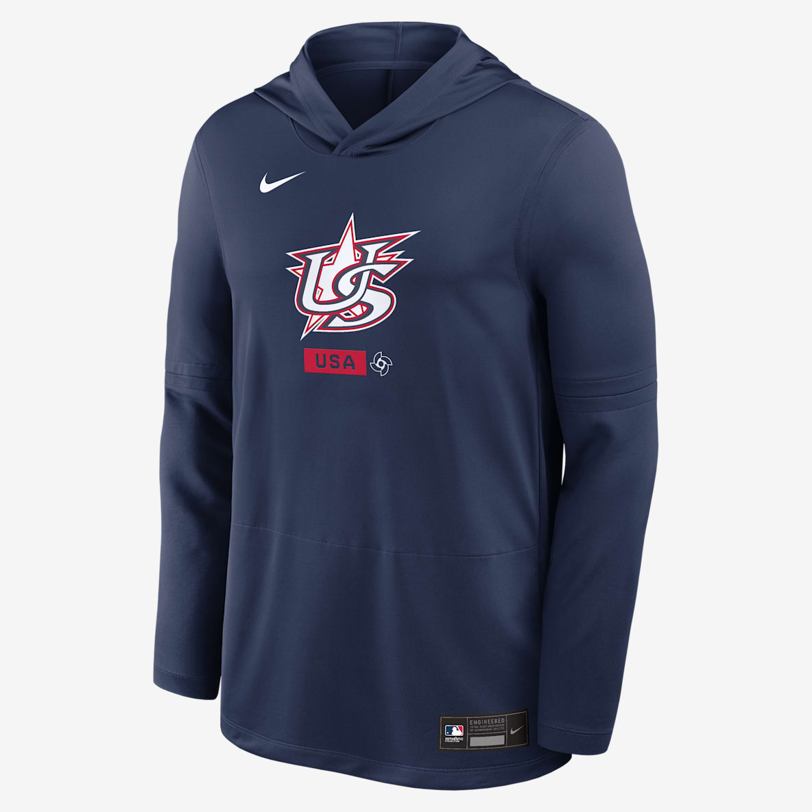 USA Baseball 2026 World Baseball Classic Men's Nike Dri-FIT Long-Sleeve Hooded Top