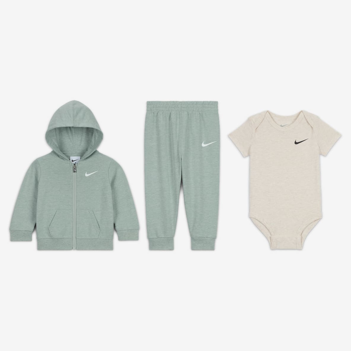 Nike Baby (0-9M) 3-Piece Bodysuit Set