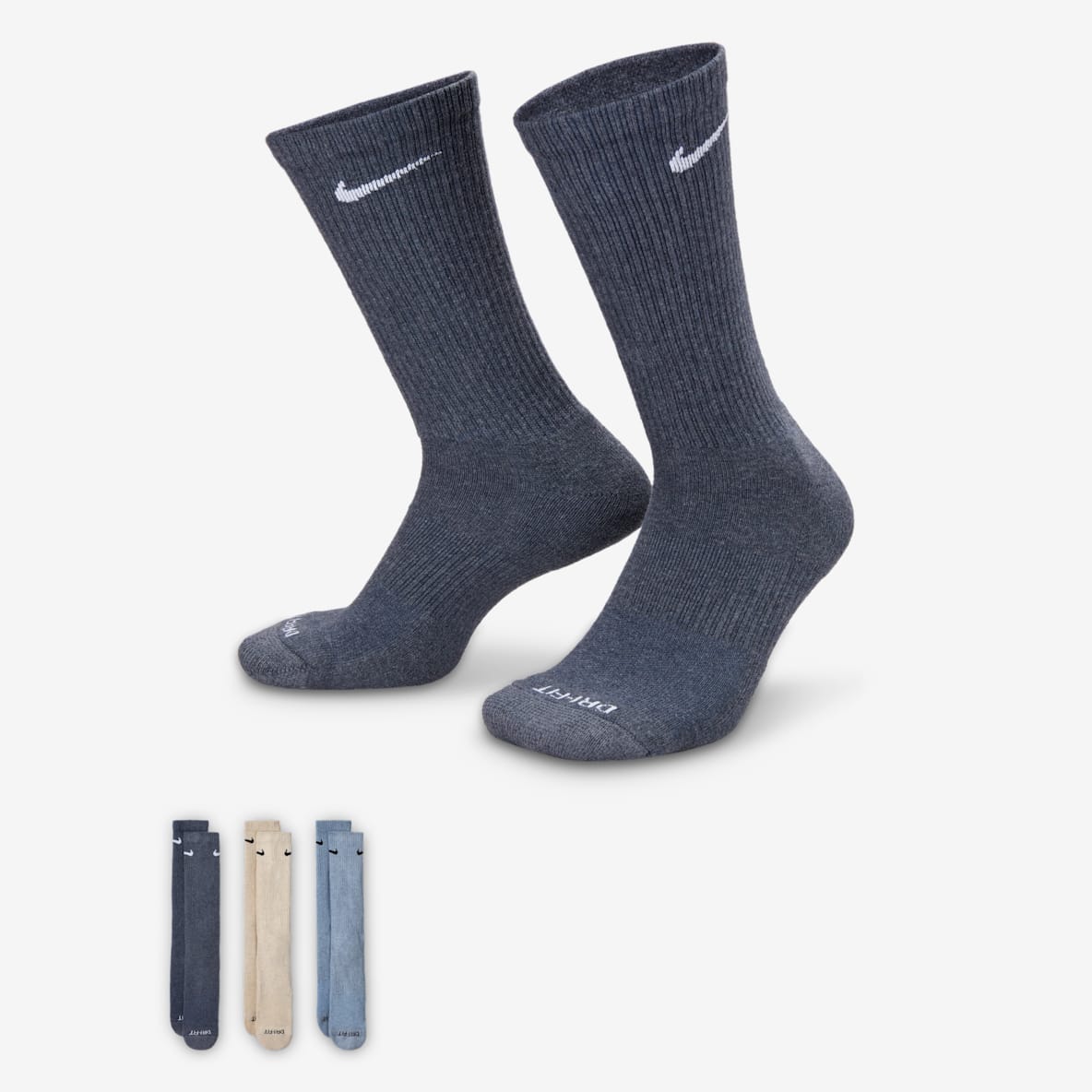 Nike Everyday Plus Cushioned Nike Everyday Plus Cushioned Training Crew Socks (3 Pairs)