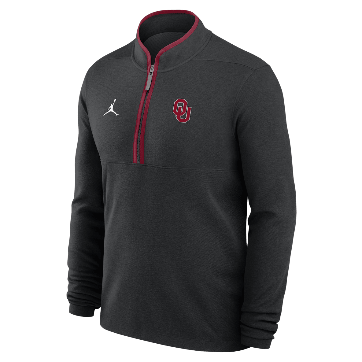 Oklahoma Victory Oklahoma Victory Men's Jordan Brand Dri-FIT College 1/2-Zip Long-Sleeve Top