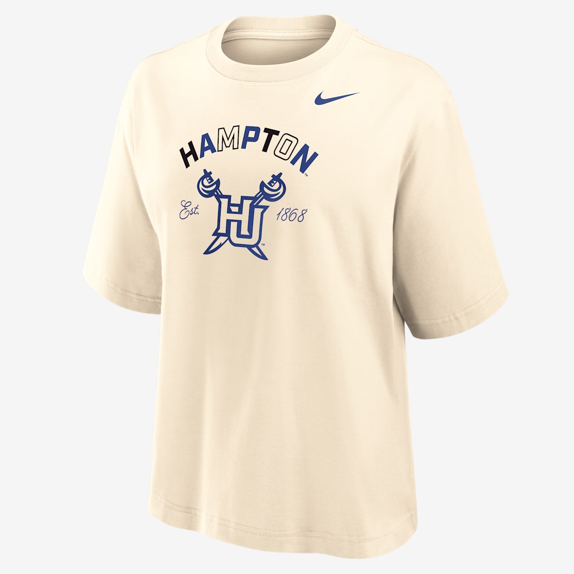 Nike College (Hampton University) Nike College (Hampton University) Women's Boxy Cotton T-Shirt
