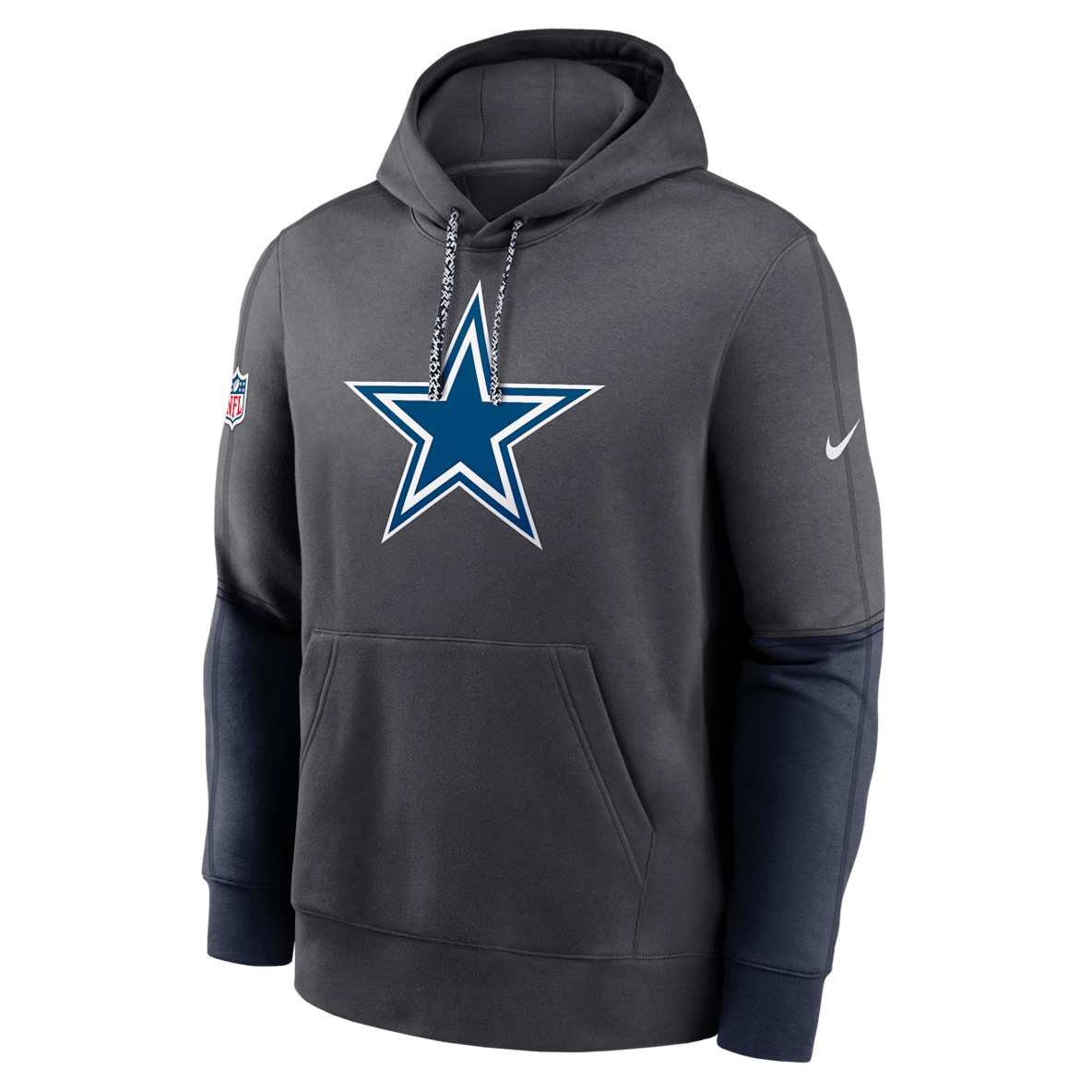Dallas Cowboys Sideline Team Issue Club Dallas Cowboys Sideline Team Issue Club Men's Nike NFL Pullover Hoodie