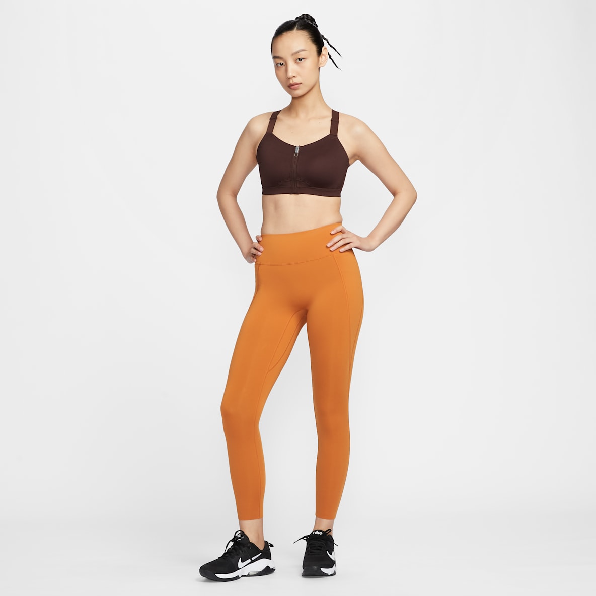 Nike Universa Women's High-Waisted 7/8 Leggings with No Front Seam