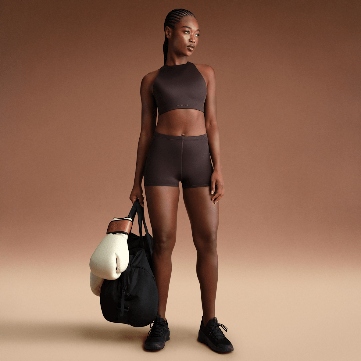 NikeSKIMS Shine NikeSKIMS Shine Women's Mid-Rise 2" Boyshorts with Drawcord