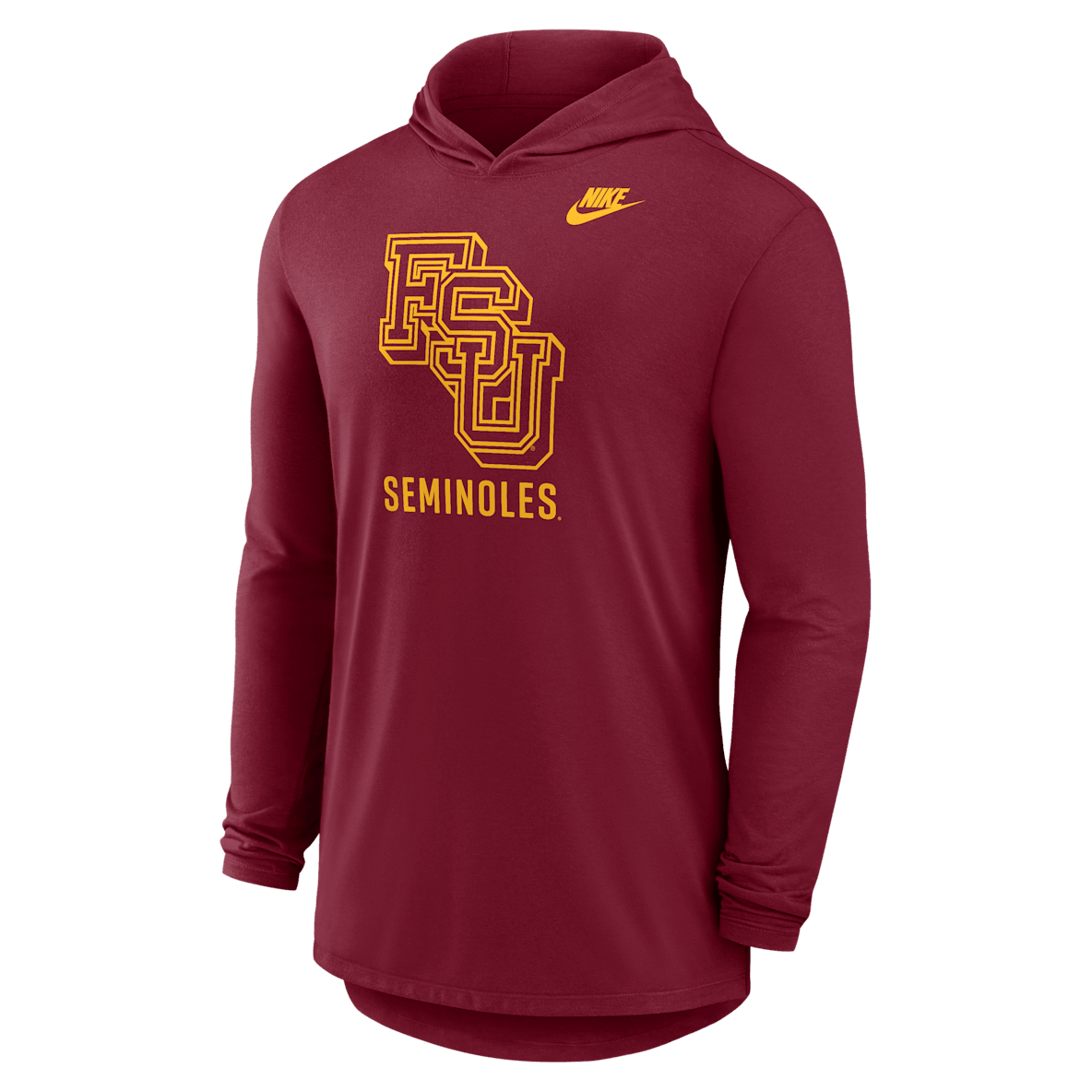 Florida State Legacy Florida State Legacy Men's Nike Dri-FIT College Long-Sleeve Hooded T-Shirt