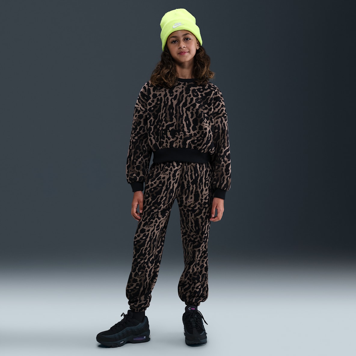 Nike Sportswear Club Fleece Nike Sportswear Club Fleece Big Kids' (Girls') Printed Loose Pants