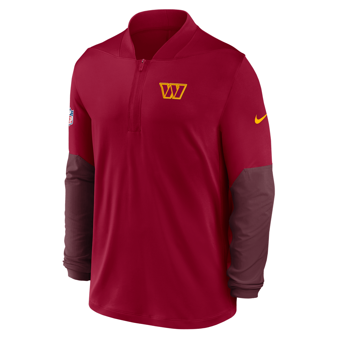 Washington Commanders Feel The Pressure Washington Commanders Feel The Pressure Men's Nike Dri-FIT NFL 1/2-Zip Top