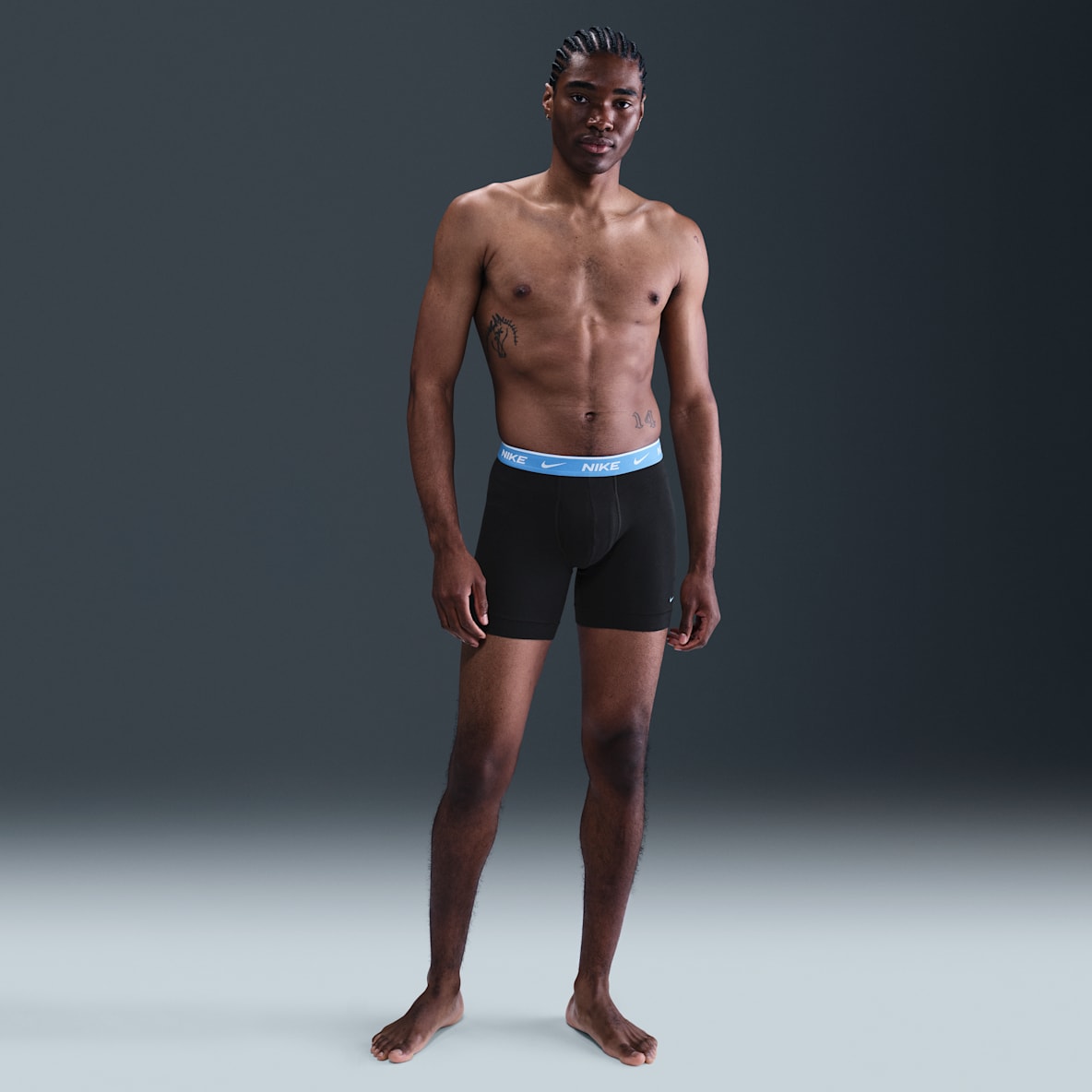 Nike Dri-FIT Essential Cotton Stretch Nike Dri-FIT Essential Cotton Stretch Men's Boxer Briefs (3-Pack)