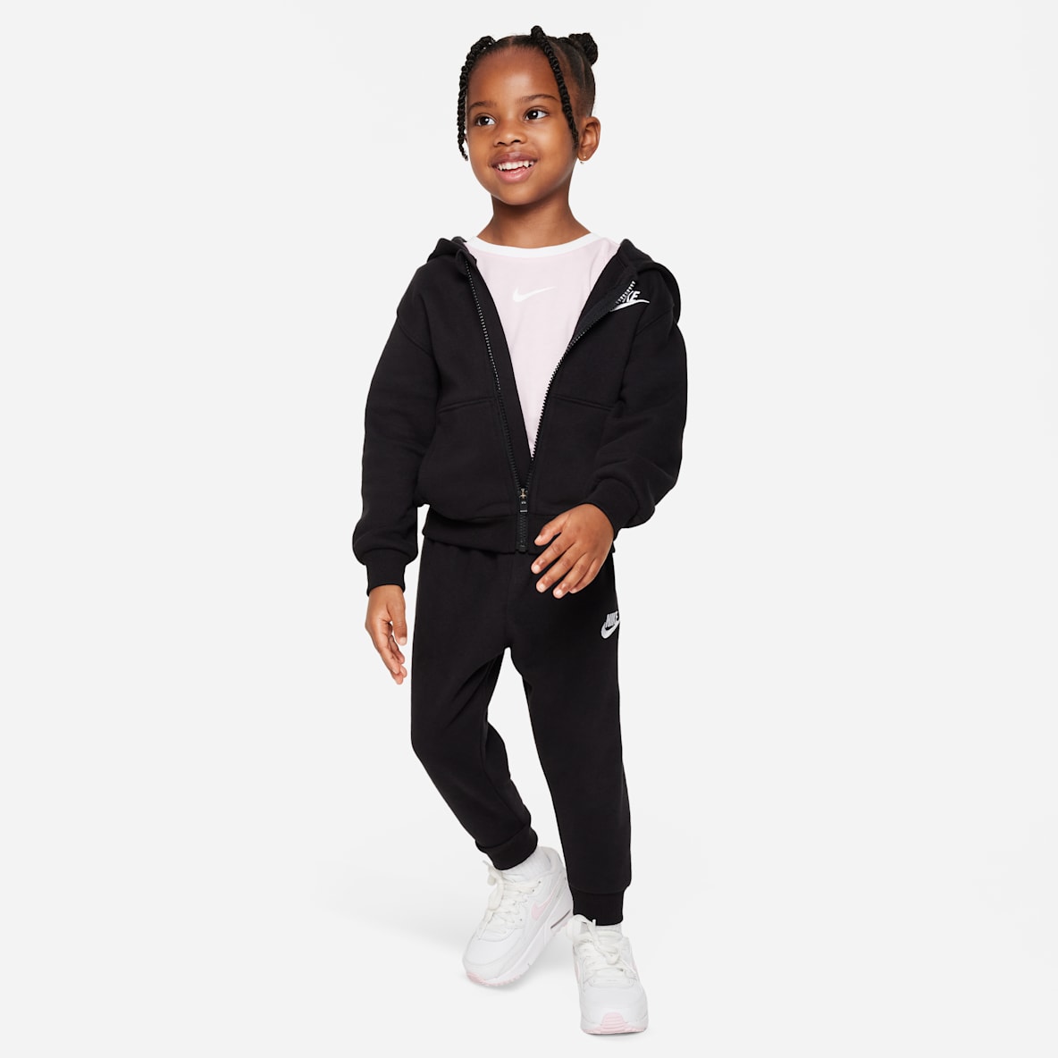 Nike Full-Zip Club Set Nike Full-Zip Club Set Conjunto de dos piezas de sudadera con gorro infantil