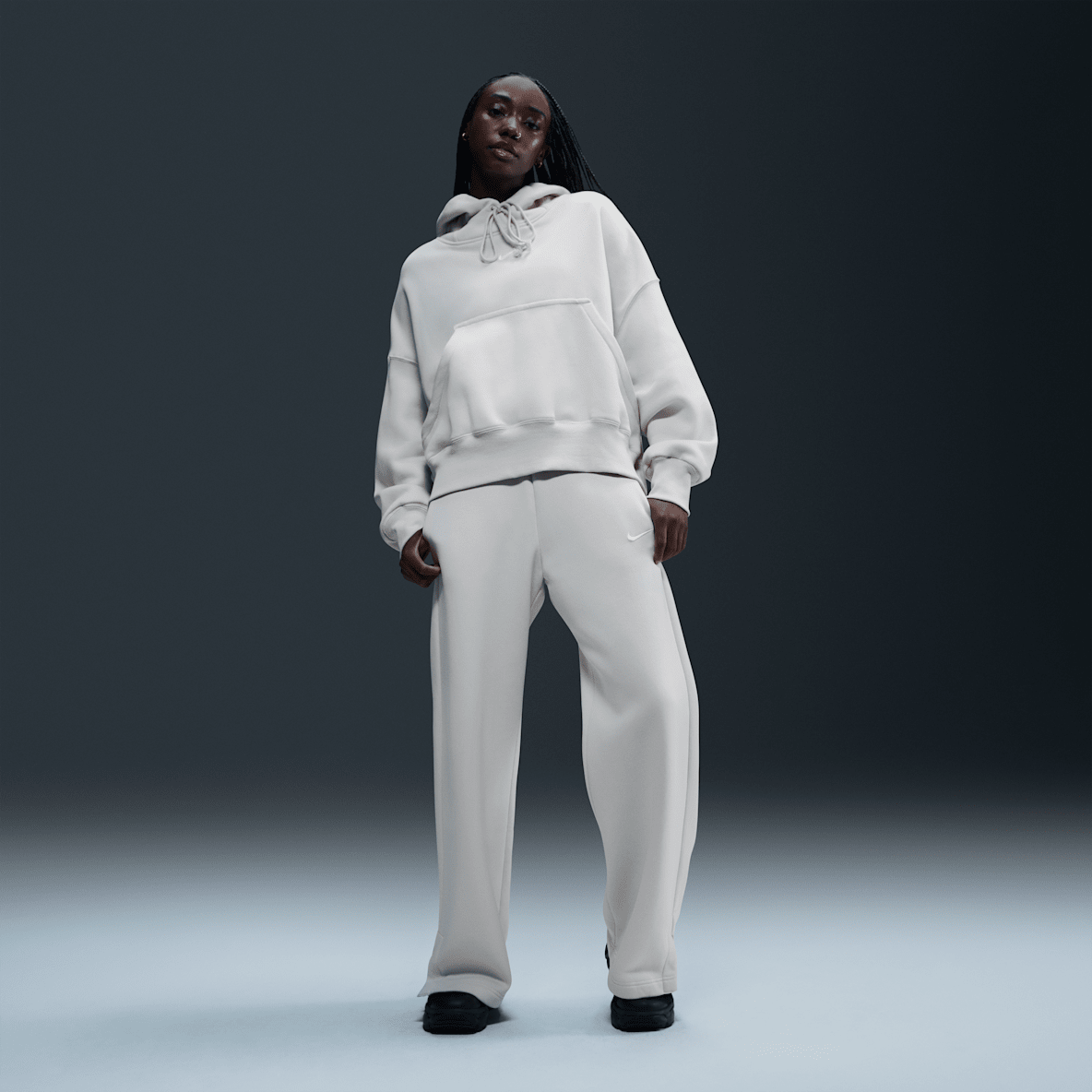 Nike Sportswear Phoenix Fleece Nike Sportswear Phoenix Fleece Women's High-Waisted Wide-Leg Tracksuit Bottoms