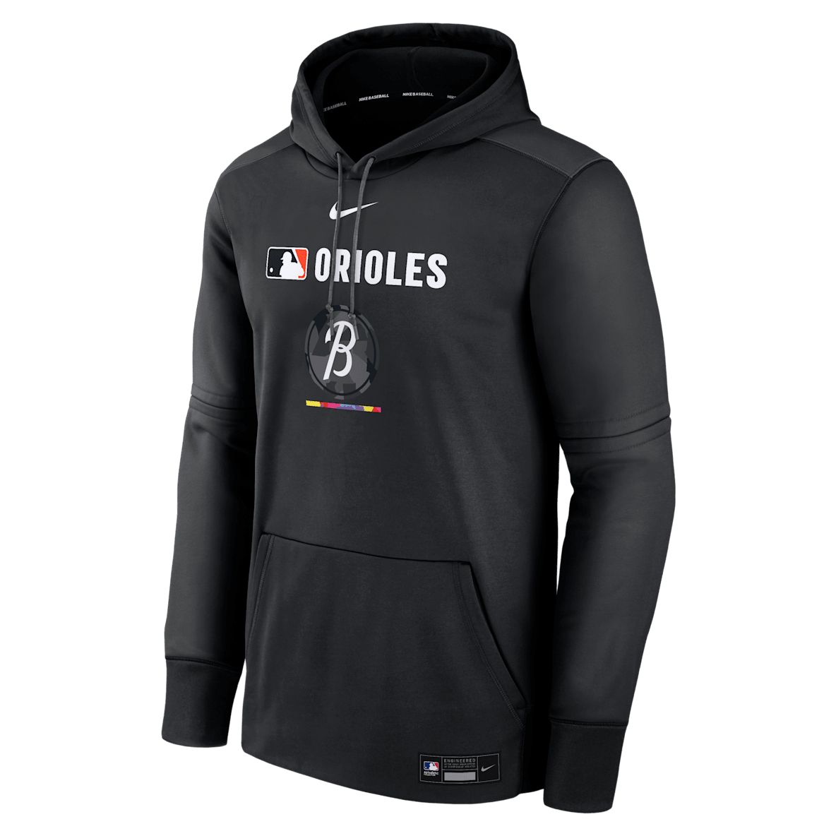 Baltimore Orioles Authentic Collection City Connect Baltimore Orioles Authentic Collection City Connect Men's Nike Therma MLB Pullover Hoodie