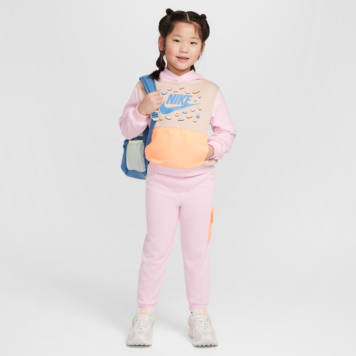 Nike Nike Little Kids' 2-Piece Keep Climbing French Terry Pullover Hoodie Set
