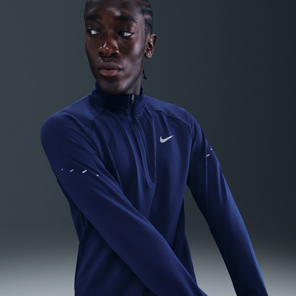 Nike Stride Nike Stride Men's Therma-FIT Repel Winterized 1/2-Zip Running Top