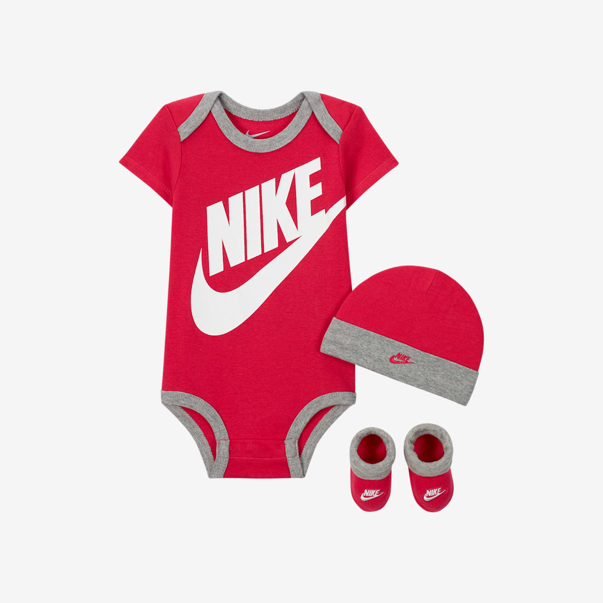 Nike Futura Nike Futura Conjunto de body de 3 piezas para bebé (0-9 meses)