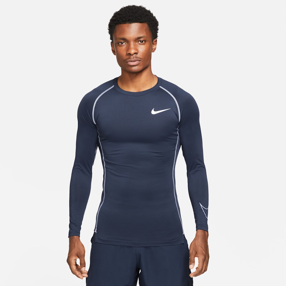 Nike Pro Dri-FIT Nike Pro Dri-FIT Playera de manga larga con corte ajustado para hombre