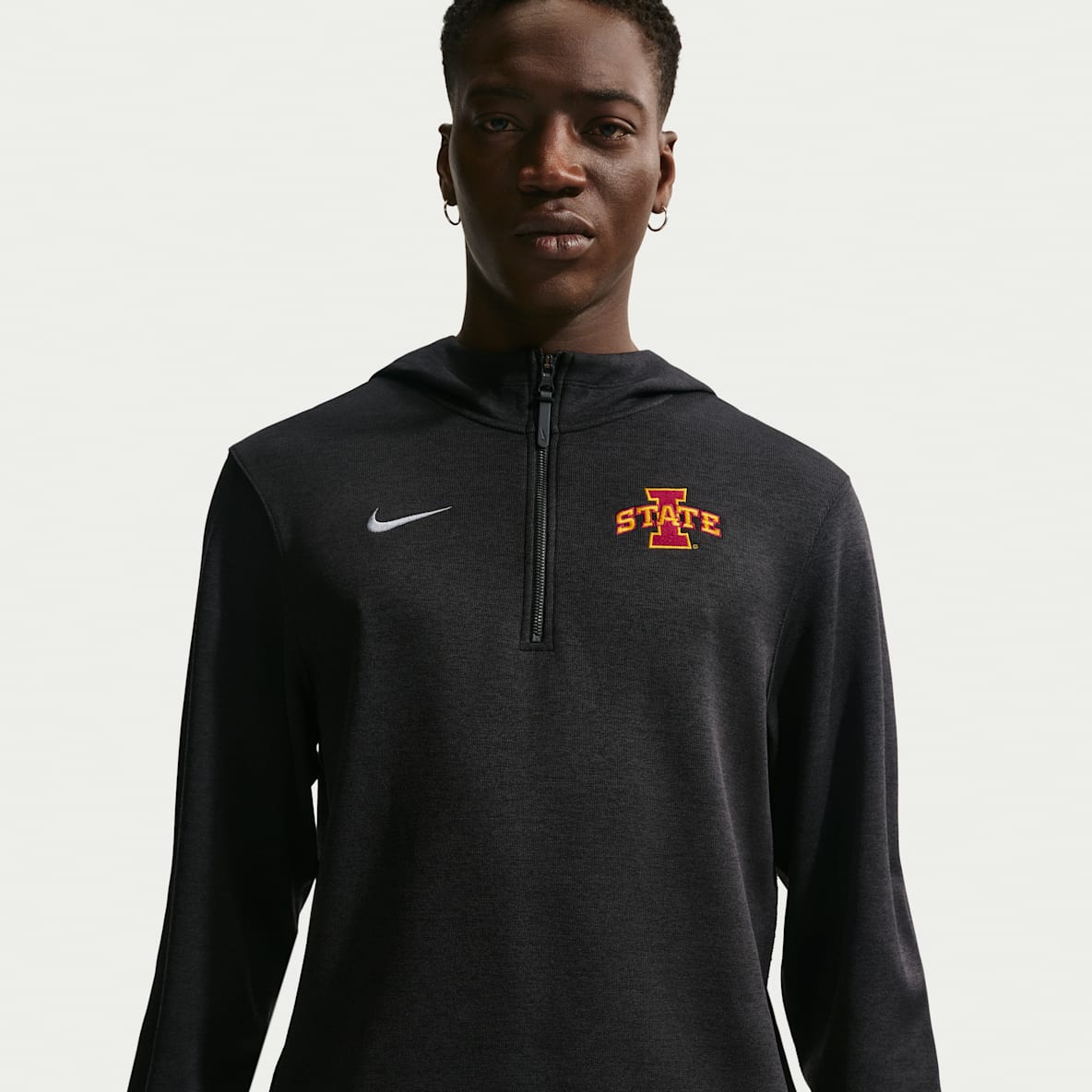 Iowa State Cyclones Nike NCAA Men's Basketball Coaches' Pullover Hoodie