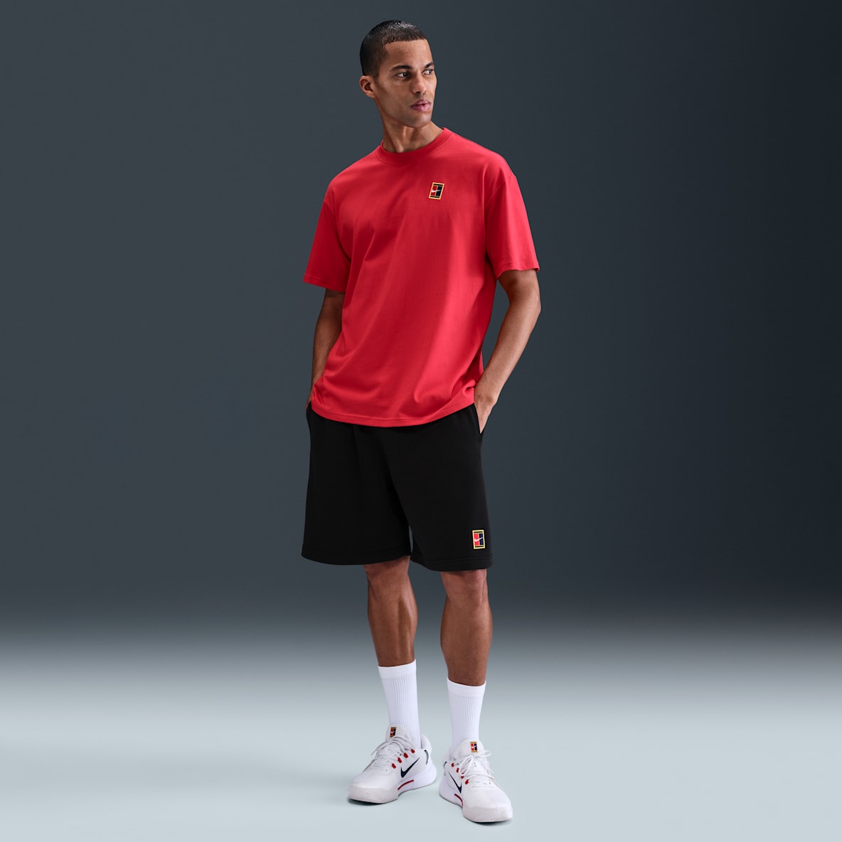 NikeCourt Heritage NikeCourt Heritage Pantalons curts de tennis de teixit Fleece Dri-FIT - Home