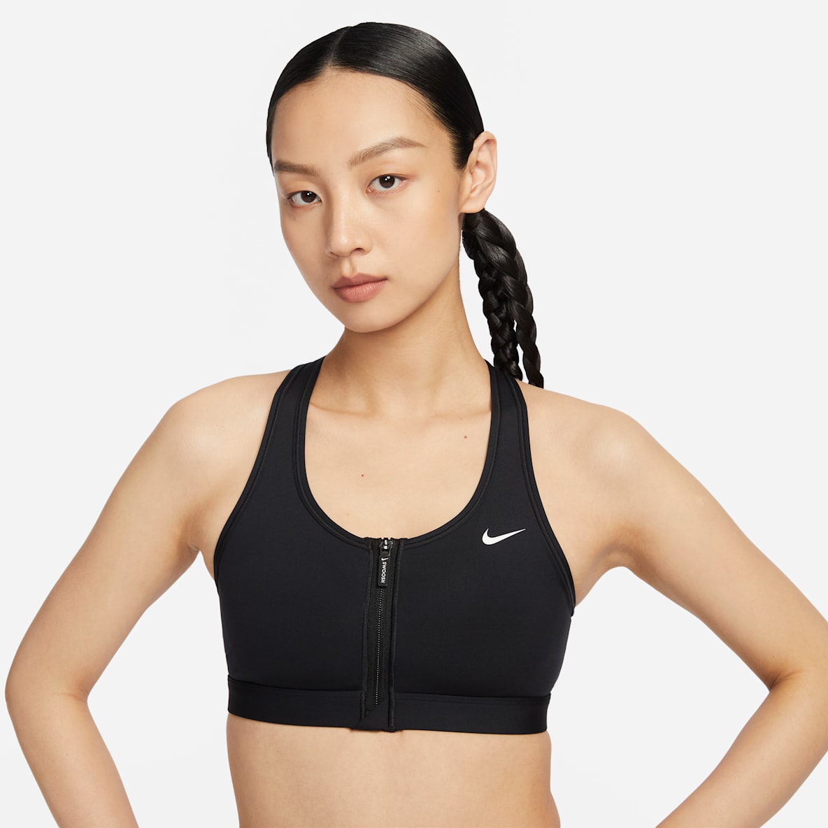 Nike Swoosh Front Zip Nike Swoosh Front Zip Women's Medium-Support Padded Sports Bra