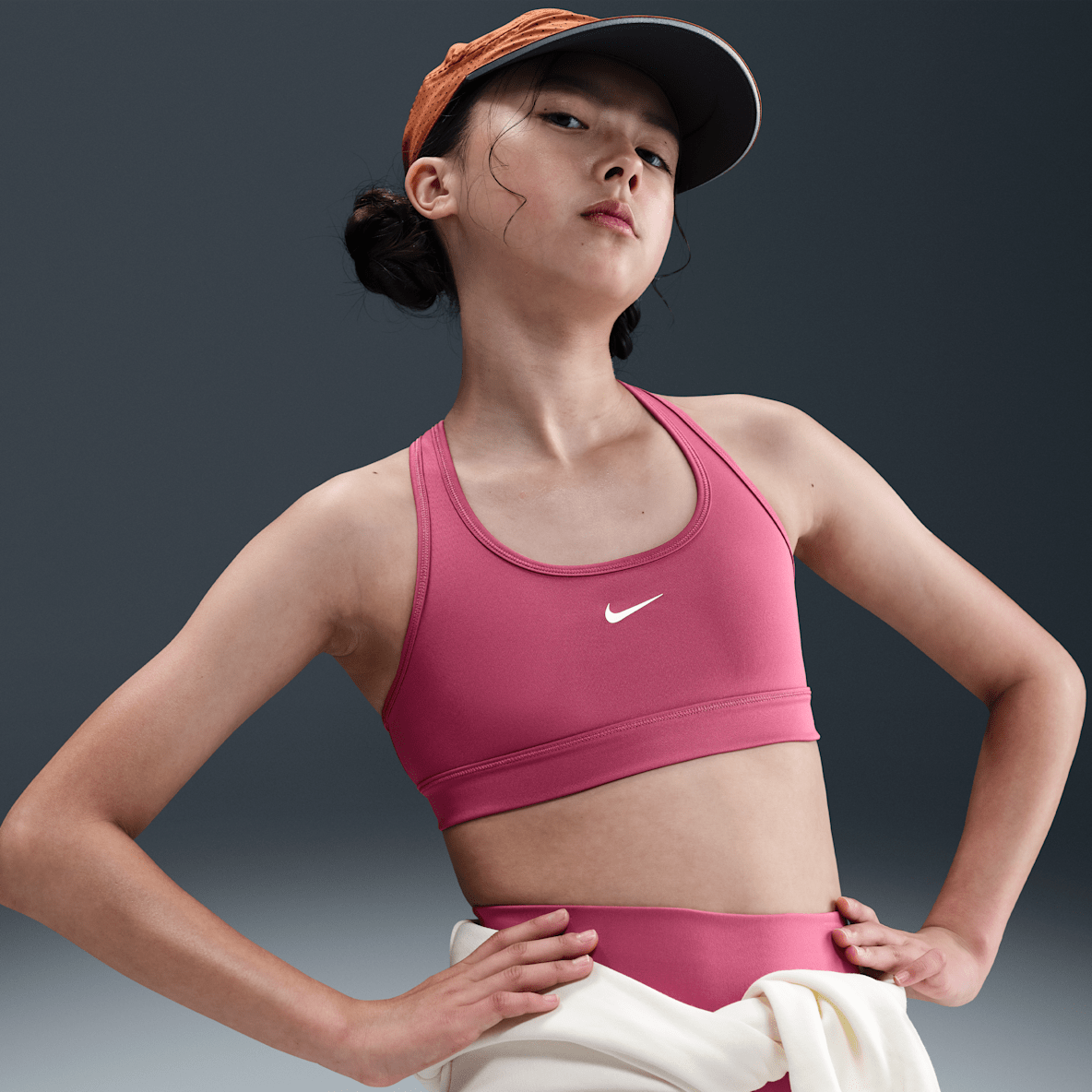 Nike Swoosh Sport-BH för tjejer